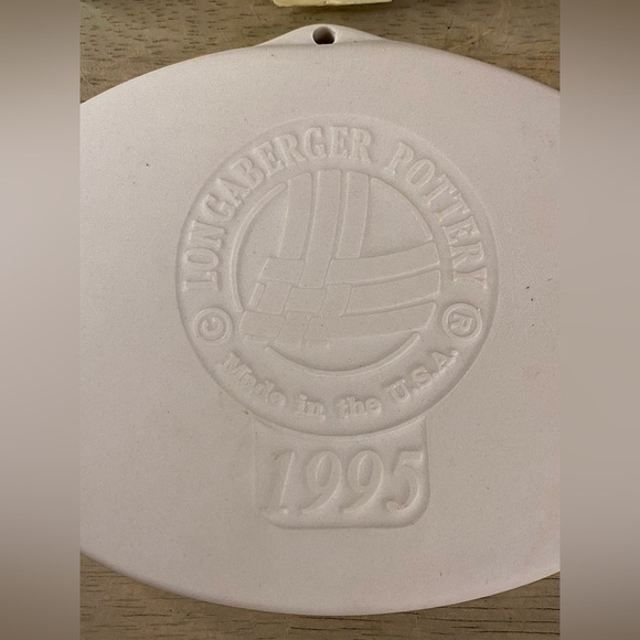 Longaberger Easter Cookie Mold Vintage In Box 1995 & 1996 Easter‎ Bunny & Basket - Picture 13 of 16